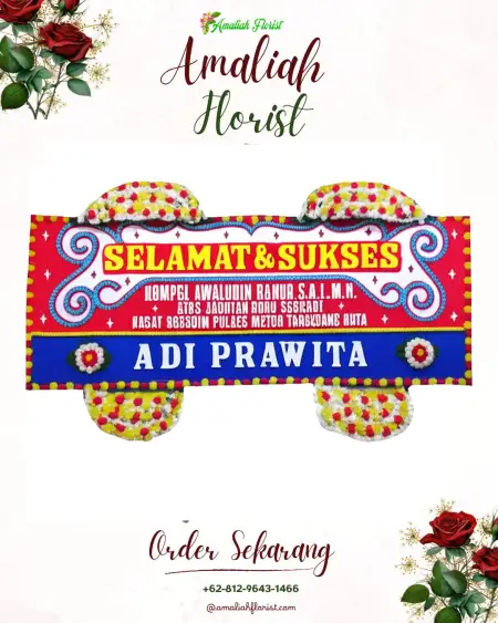 Papan Bunga Ucapan Selamat Kaligowong